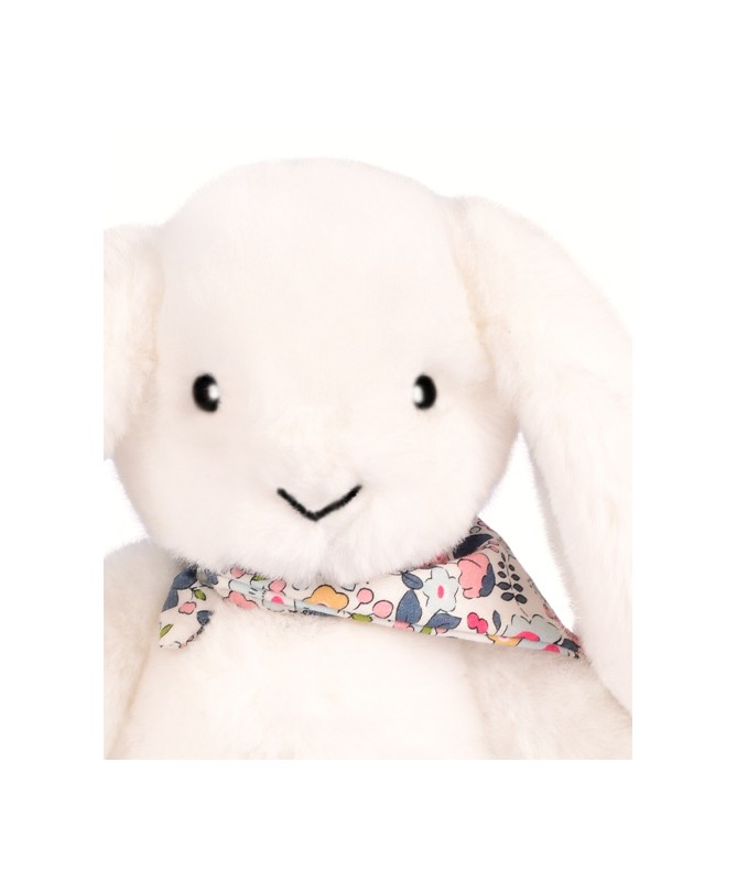 Lapin Fleurette - Blanc 35 cm