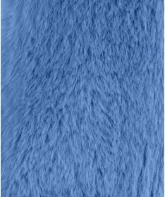 Peluche Lapin Fleurette - Bleu 25 cm