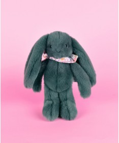 Peluche Lapin Fleurette - Eucalyptus 25 cm