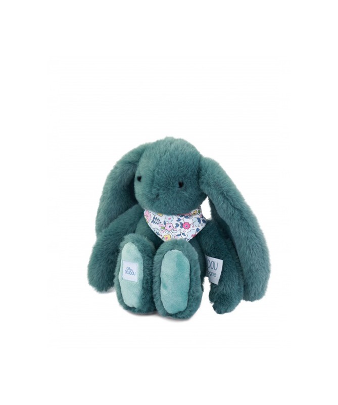 Peluche Lapin Fleurette - Eucalyptus 25 cm