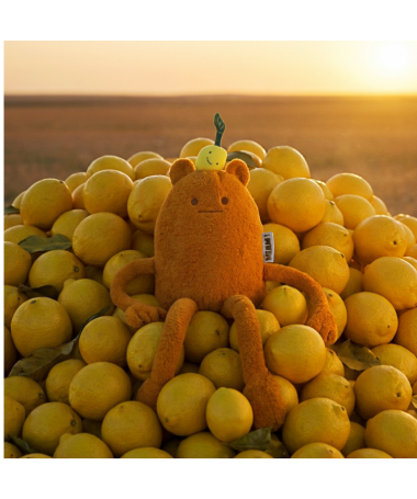 MIAM ! - John Lemon 40 cm - orange citron