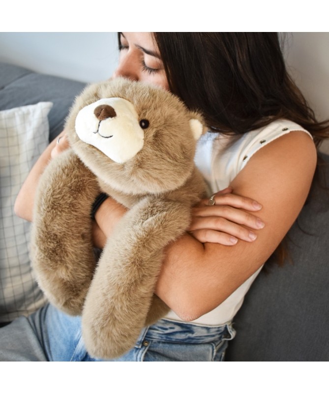 Podcoll peluche lestée - Ours 50 cm