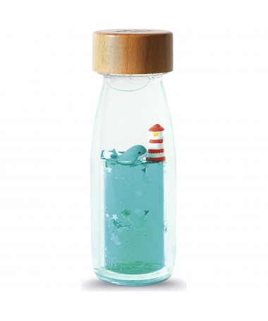 Petit Boum -  Move - Bouteille sensorielle Baleine et phare