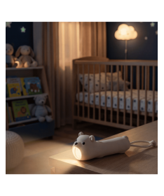 Lampe torche en silicone - Ours