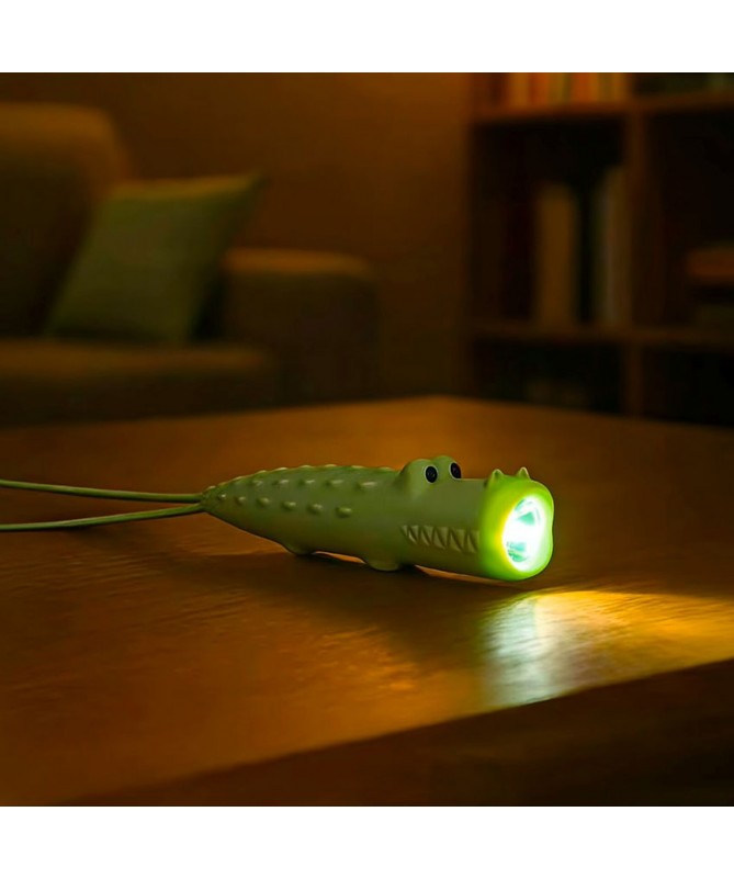 Lampe De Poche En Silicone - Crocodile
