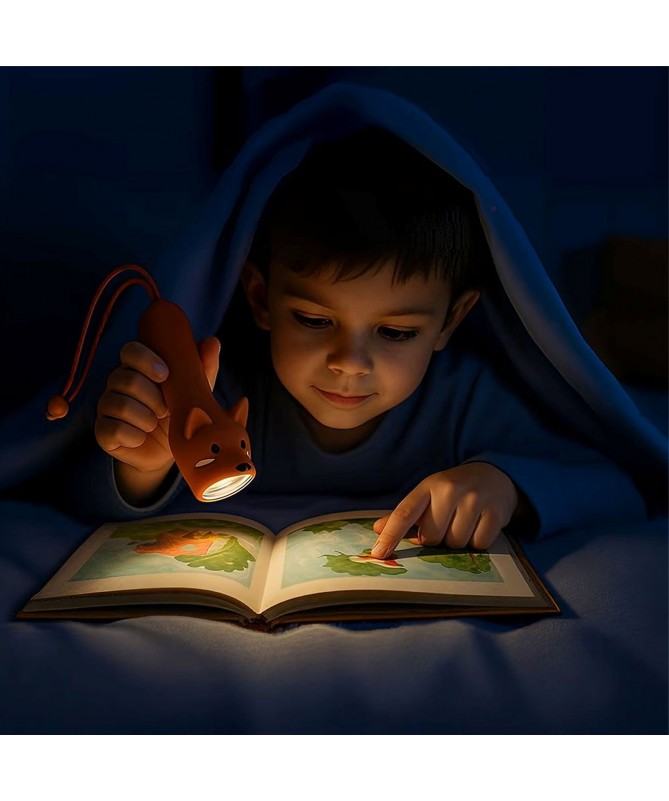 Lampe De Poche En Silicone - Renard