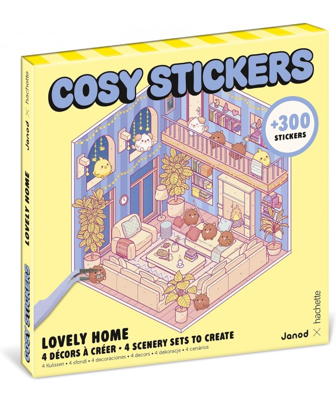Cosy stickers - Lovely home