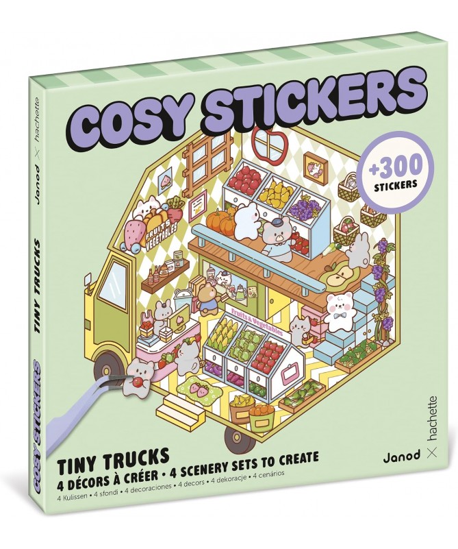 Cosy stickers - Tiny trucks