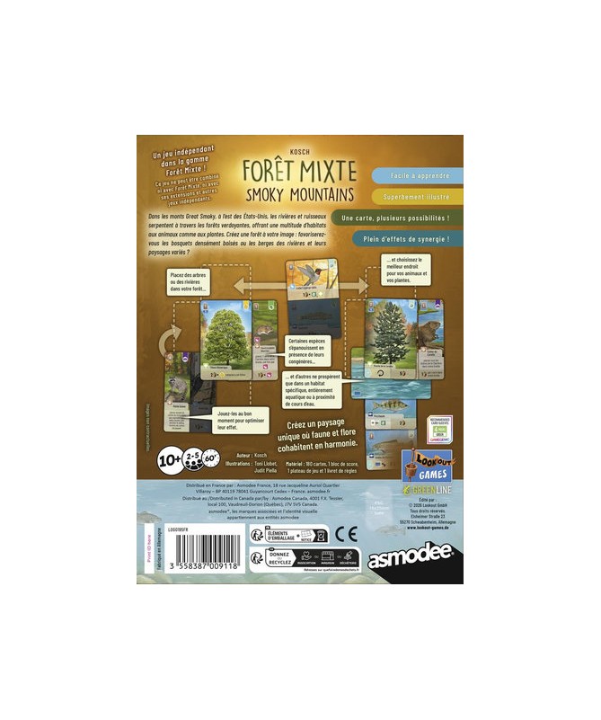 Forêt Mixte - Smoky Mountains