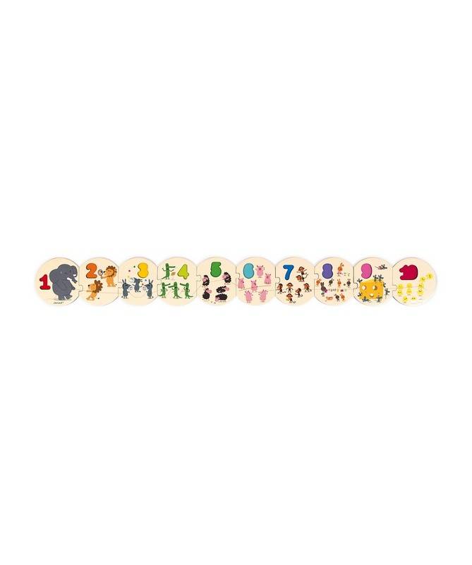 PUZZLE J'APPRENDS A COMPTER PUZZLE J'APPRENDS A COMPTER