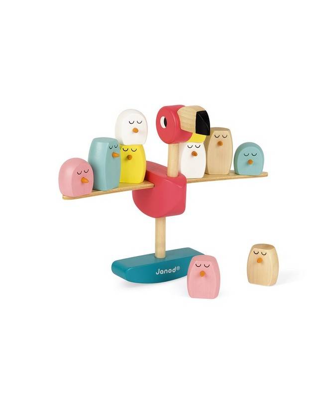 JEU D'EQUILIBRE - FLAMANT ROSE - ZIGOLOS JEU D'EQUILIBRE - FLAMANT ROSE - ZIGOLOS