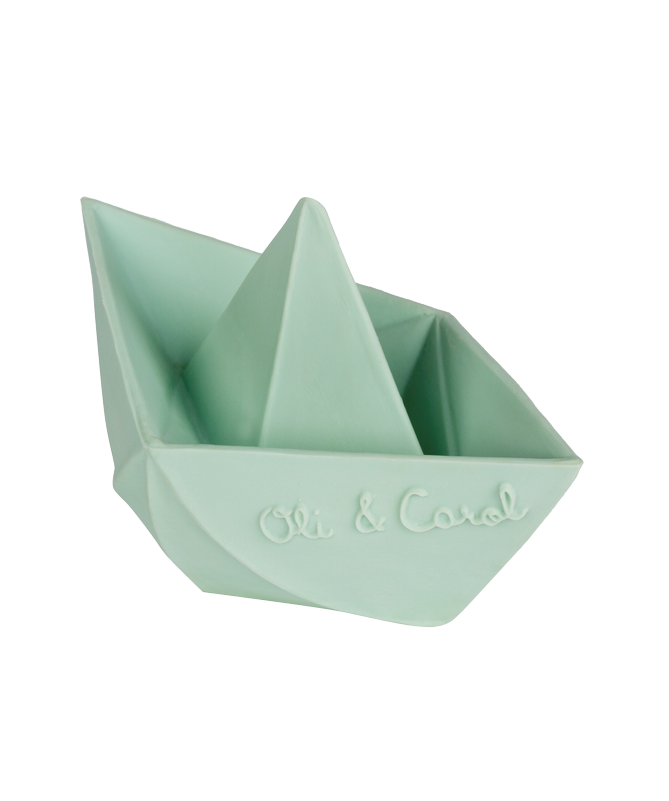 Jouet de bain Bateau Origami Menthe Jouet de bain Bateau Origami Menthe