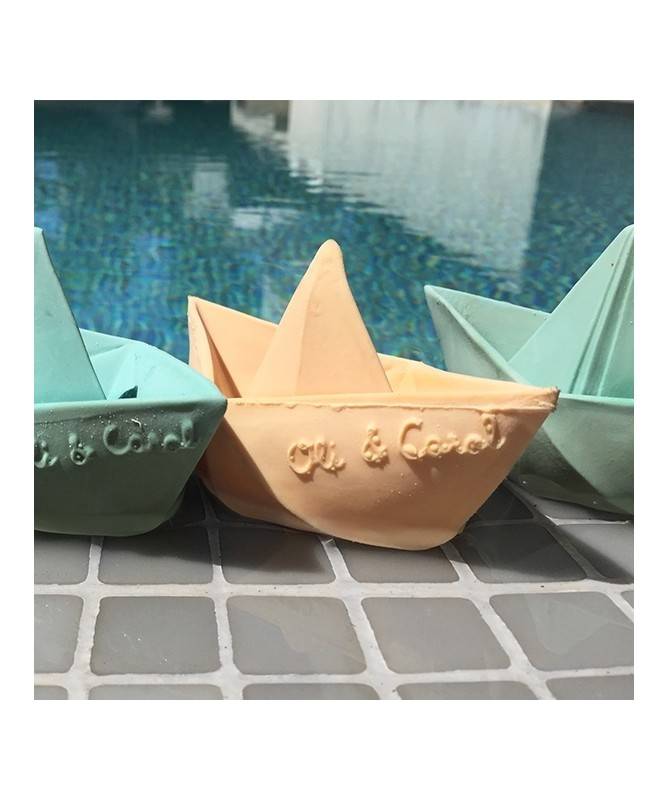 Jouet de bain Bateau Origami Menthe Jouet de bain Bateau Origami Menthe