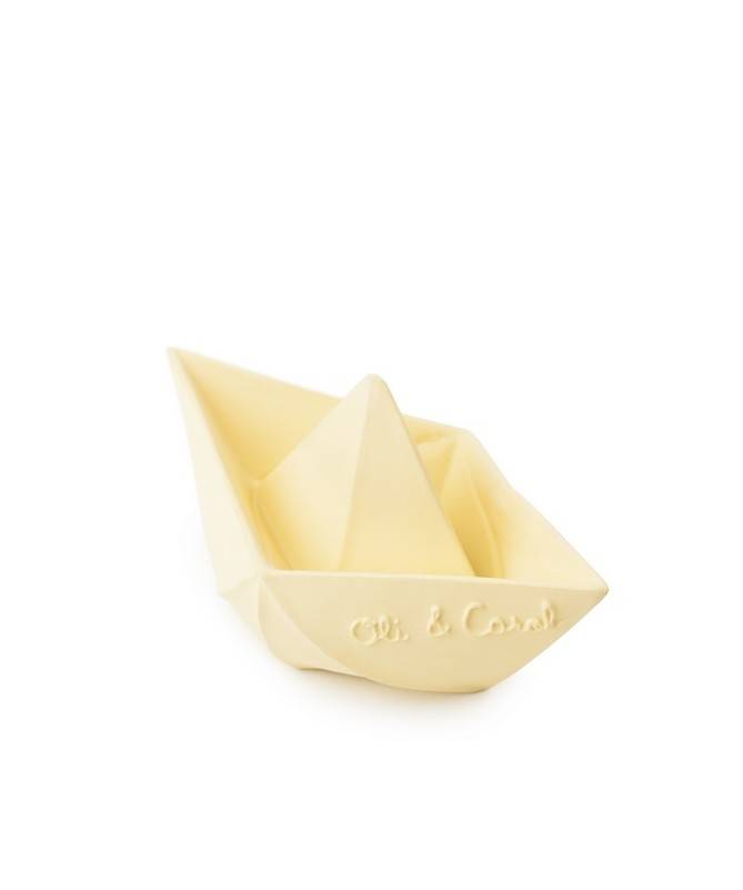 Jouet de bain Bateau Origami Vanille Jouet de bain Bateau Origami Vanille