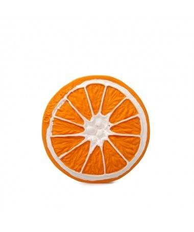 Jouet de dentition Clementino l'orange