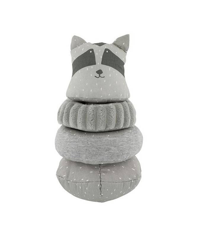 Jouet Culbuto tissu Mr Raccoon Jouet Culbuto tissu Mr Raccoon