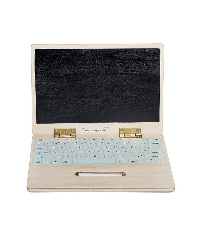 Ordinateur en bois - Tableau noir Ordinateur en bois - Tableau noir