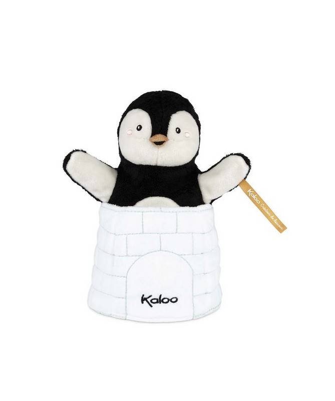 Kachoo - Marionnette cache-cache pingouin Gabin Kachoo - Marionnette cache-cache pingouin Gabin