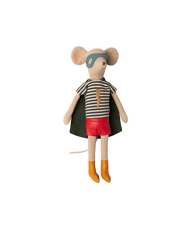 Doudou Super Héros Souris garçon Doudou Super Héros Souris garçon