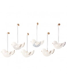 Boîte en métal six oiseaux