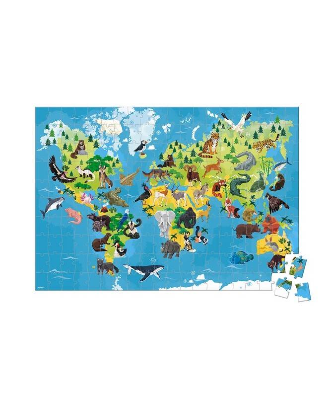 PUZZLE EDUCATIF- LES ANIMAUX MENACES - 200 PCS PUZZLE EDUCATIF- LES ANIMAUX MENACES - 200 PCS