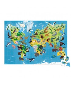 PUZZLE EDUCATIF- LES ANIMAUX MENACES - 200 PCS