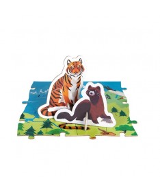 PUZZLE EDUCATIF- LES ANIMAUX MENACES - 200 PCS