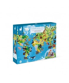 PUZZLE EDUCATIF- LES ANIMAUX MENACES - 200 PCS