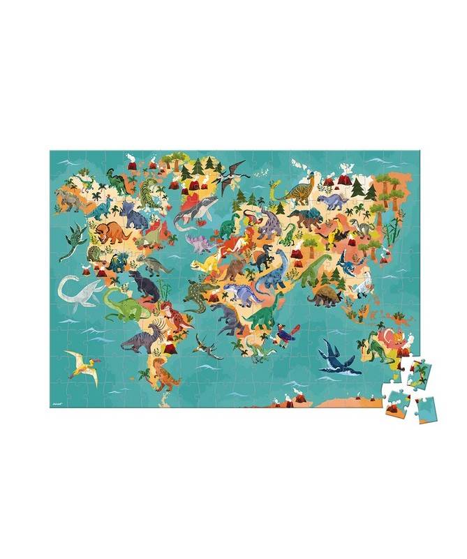 PUZZLE EDUCATIF- LES DINOSAURES - 200 PCS PUZZLE EDUCATIF- LES DINOSAURES - 200 PCS