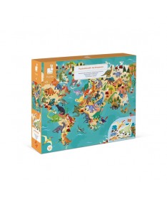 PUZZLE EDUCATIF- LES DINOSAURES - 200 PCS