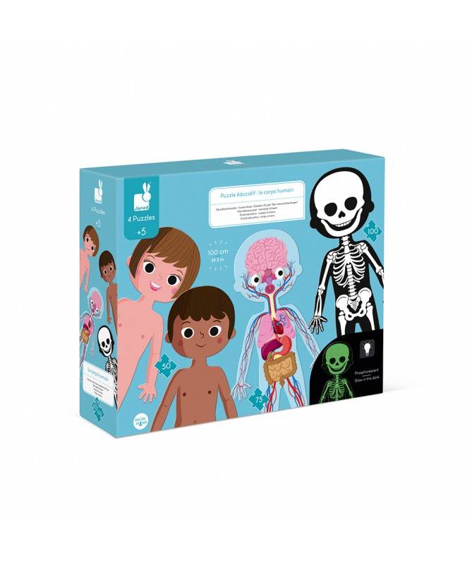 PUZZLE EDUCATIF - CORPS HUMAIN - 50,75,100 PCS PUZZLE EDUCATIF - CORPS HUMAIN - 50,75,100 PCS