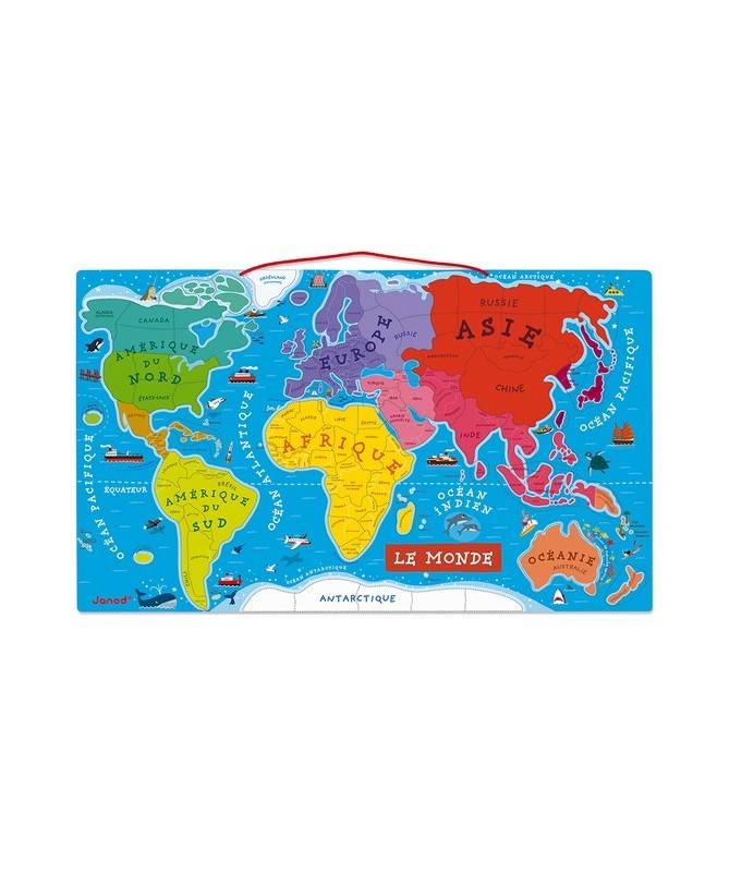 PUZZLE MONDE MAGNETIQUE VERSION FRANCAISE