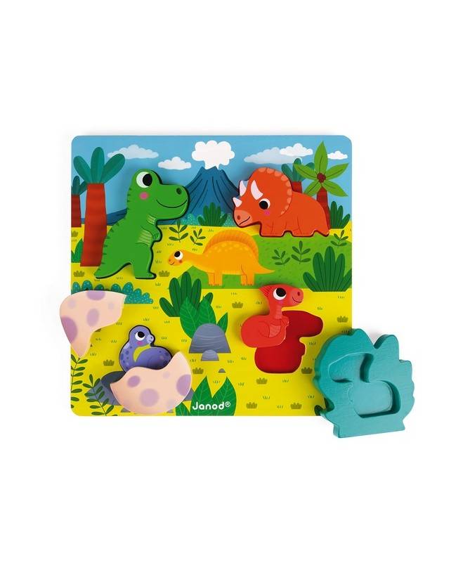 PUZZLE CACHE-CACHE DINO PUZZLE CACHE-CACHE DINO