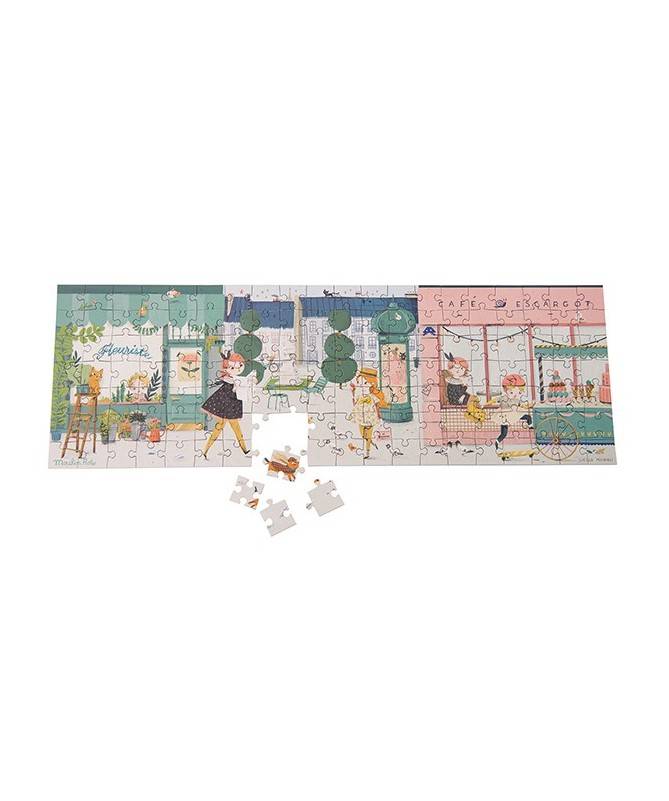 Puzzle dans la rue (140 pièces) Les Parisiennes Puzzle dans la rue (140 pièces) Les Parisiennes