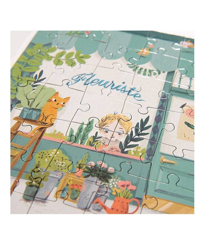 Puzzle dans la rue (140 pièces) Les Parisiennes Puzzle dans la rue (140 pièces) Les Parisiennes