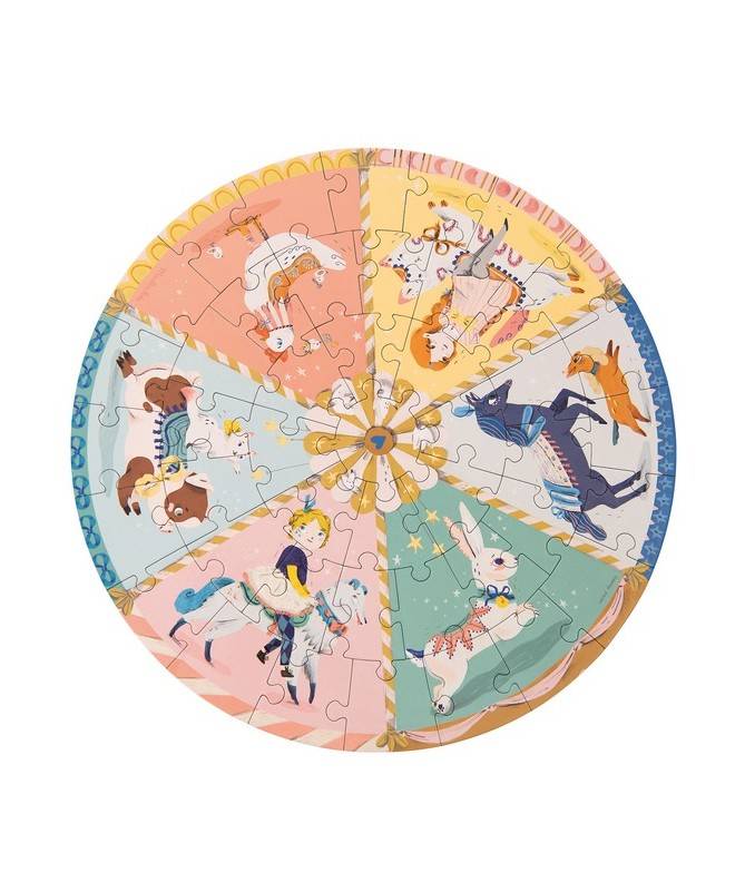 Puzzle le manège (45 pièces) Les Parisiennes Puzzle le manège (45 pièces) Les Parisiennes