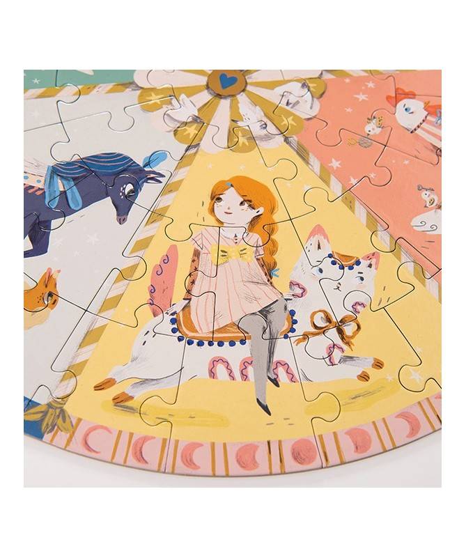 Puzzle le manège (45 pièces) Les Parisiennes Puzzle le manège (45 pièces) Les Parisiennes