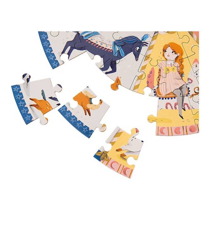 Puzzle le manège (45 pièces) Les Parisiennes Puzzle le manège (45 pièces) Les Parisiennes