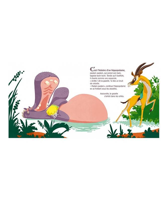 Livre C'est l'histoire d'un hippopotame Livre C'est l'histoire d'un hippopotame