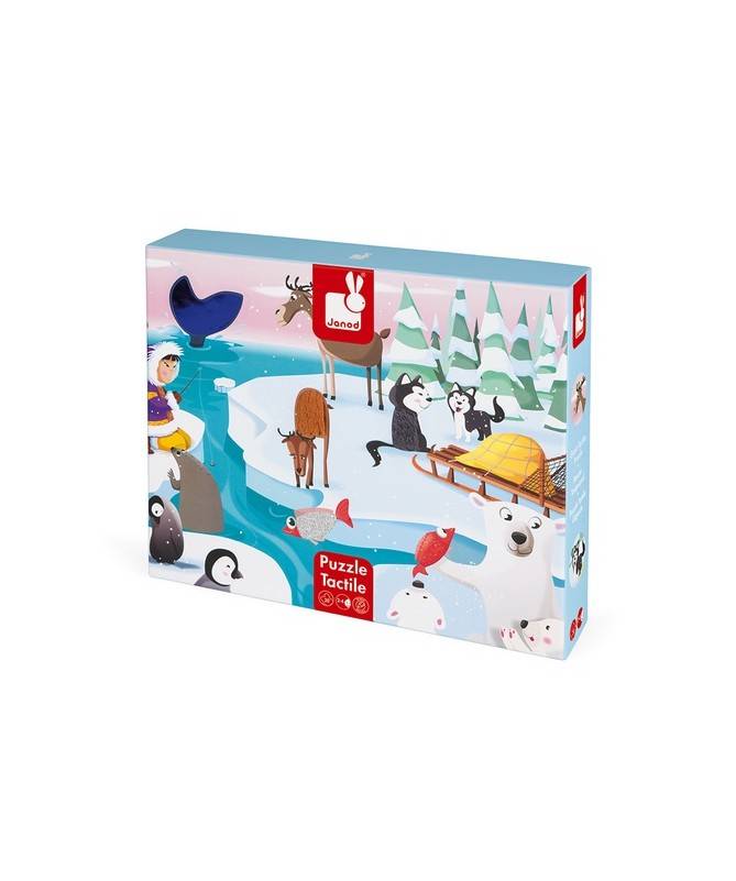 Puzzle tactile La vie sur la banquise Puzzle tactile La vie sur la banquise