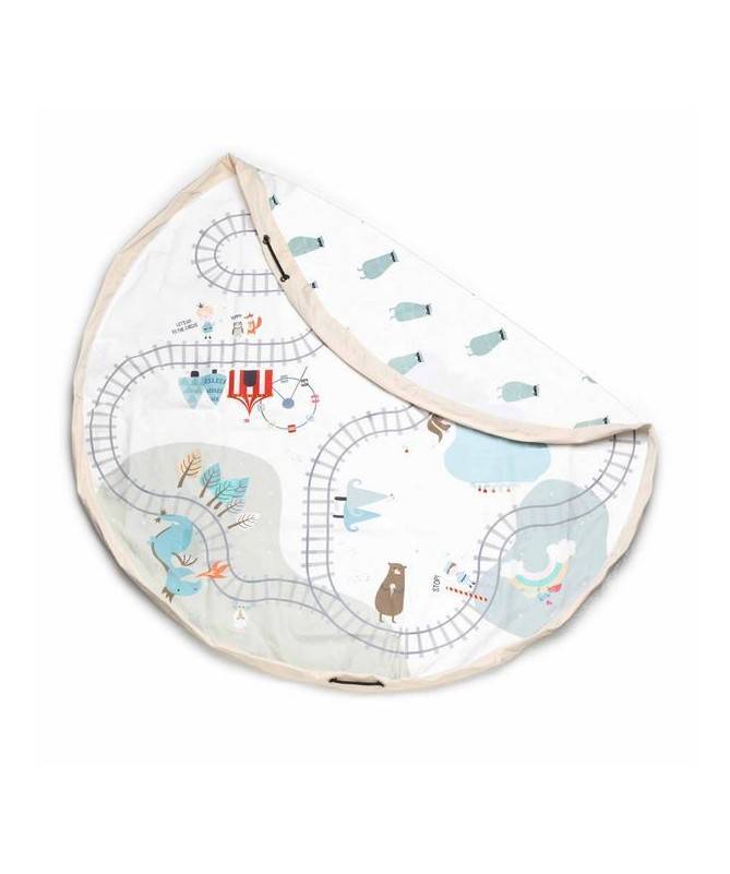 Tapis et sac de jeu Trainmap Tapis et sac de jeu Trainmap