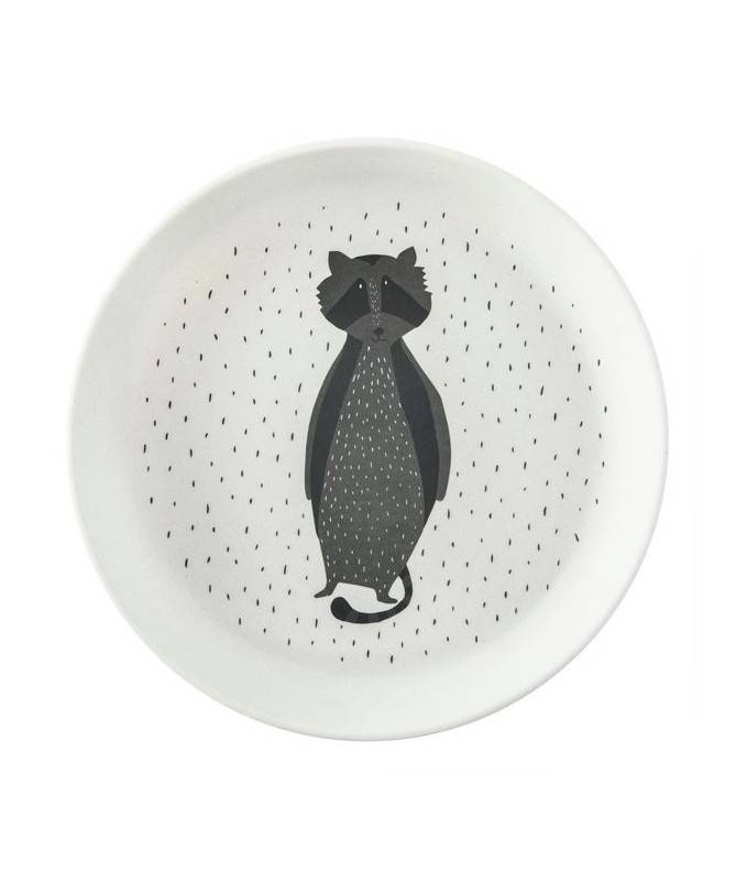 Assiette Bambou - Mr Raccoon Assiette Bambou - Mr Raccoon
