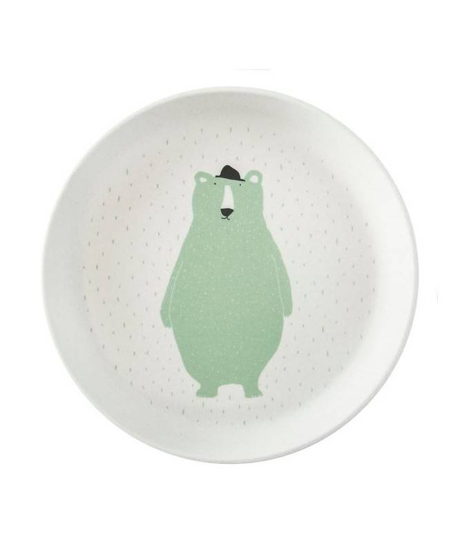 Assiette Bambou - Mr Polar Bear Assiette Bambou - Mr Polar Bear