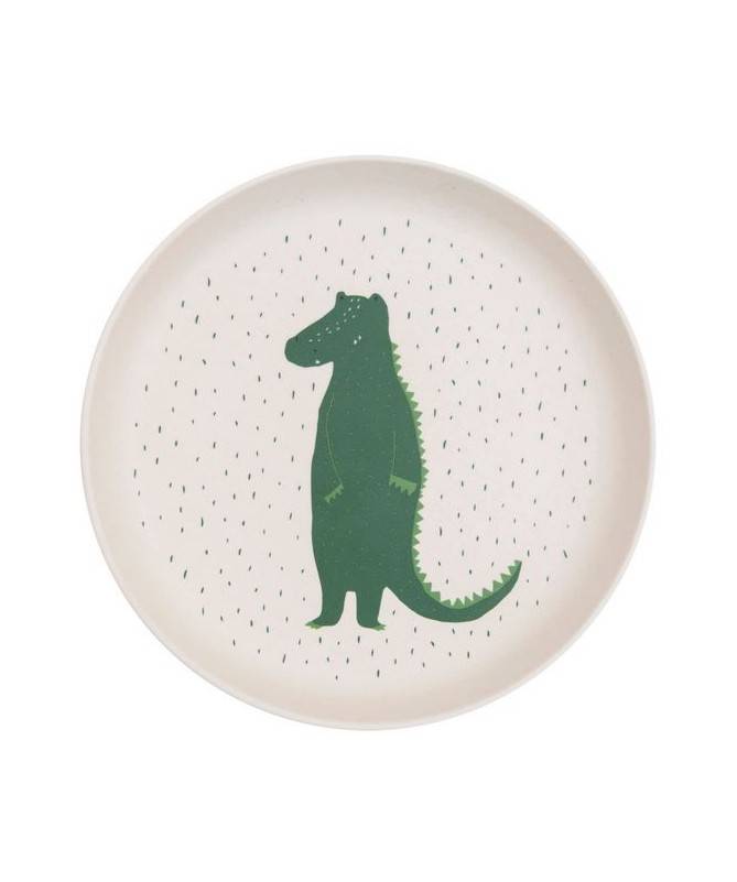 Assiette Bambou Mr Crocodile Assiette Bambou Mr Crocodile