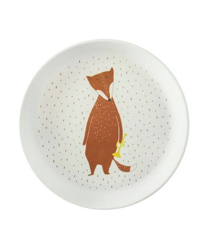 Assiette Bambou Mr Fox Assiette Bambou Mr Fox