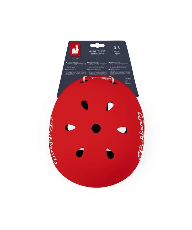 Casque rouge pour Draisienne Casque rouge pour Draisienne