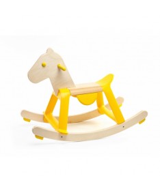 Yellow Rock'It ! Cheval à bascule