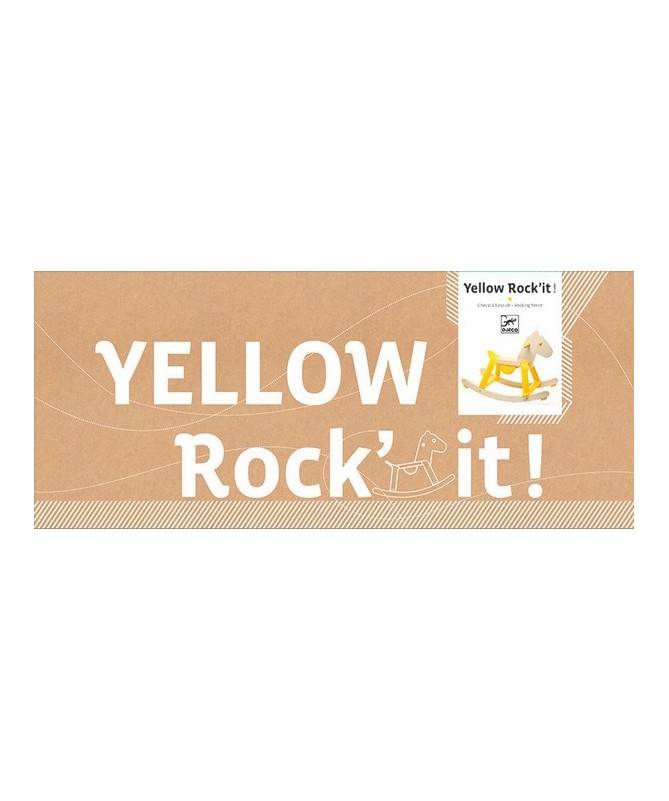 Yellow Rock'It ! Cheval à bascule Yellow Rock'It ! Cheval à bascule