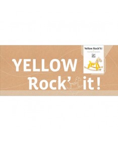 Yellow Rock'It ! Cheval à bascule