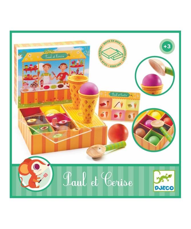 Paul & Cerise - Préparer des glaces avec un menu Paul & Cerise - Préparer des glaces avec un menu